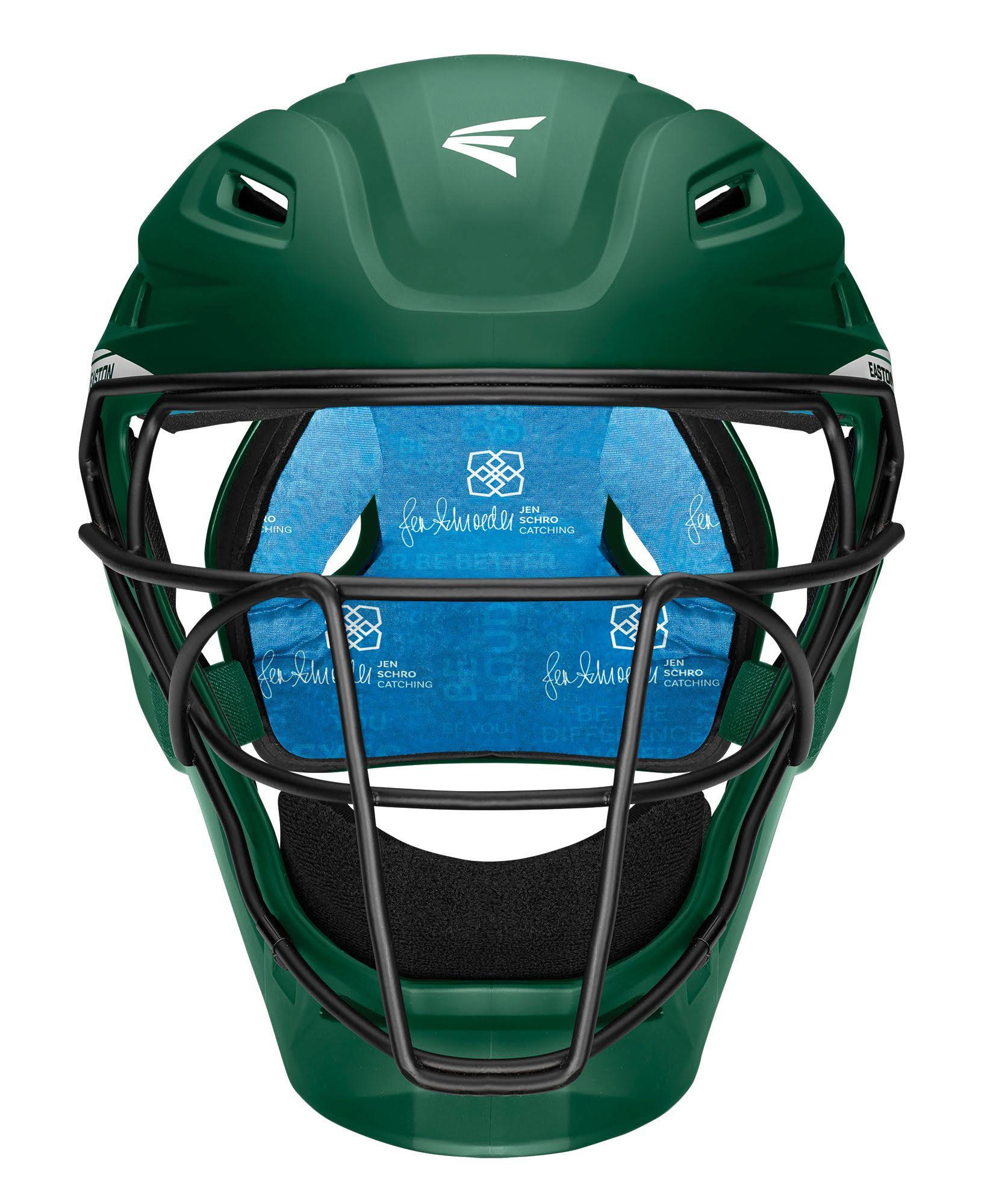 Easton Jen Schro The Very Best Softball Catcher's Helmet, Large, Green