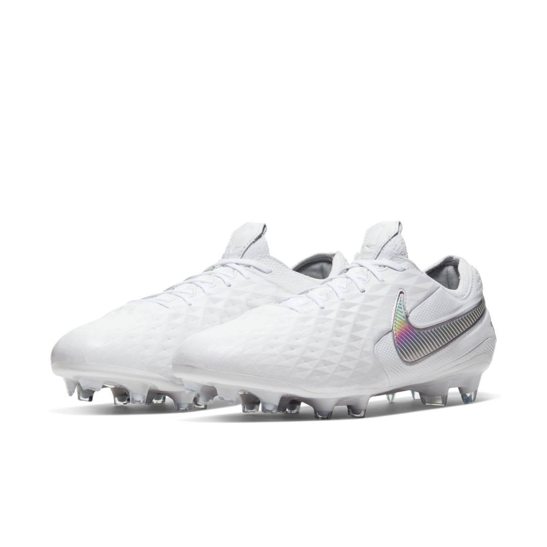 Nike Tiempo Legend 8 Elite FG Mens Soccer Cleat White - 7