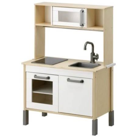 IKEA Duktig Mini-kitchen, Birch Plywood, White, 26214.52929.166