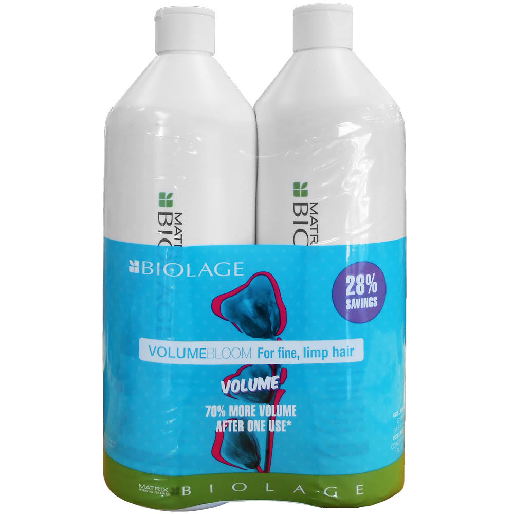 Matrix Biolage Volume Bloom Shampoo u0026 Conditioner Liter Duo 33.8 fl oz