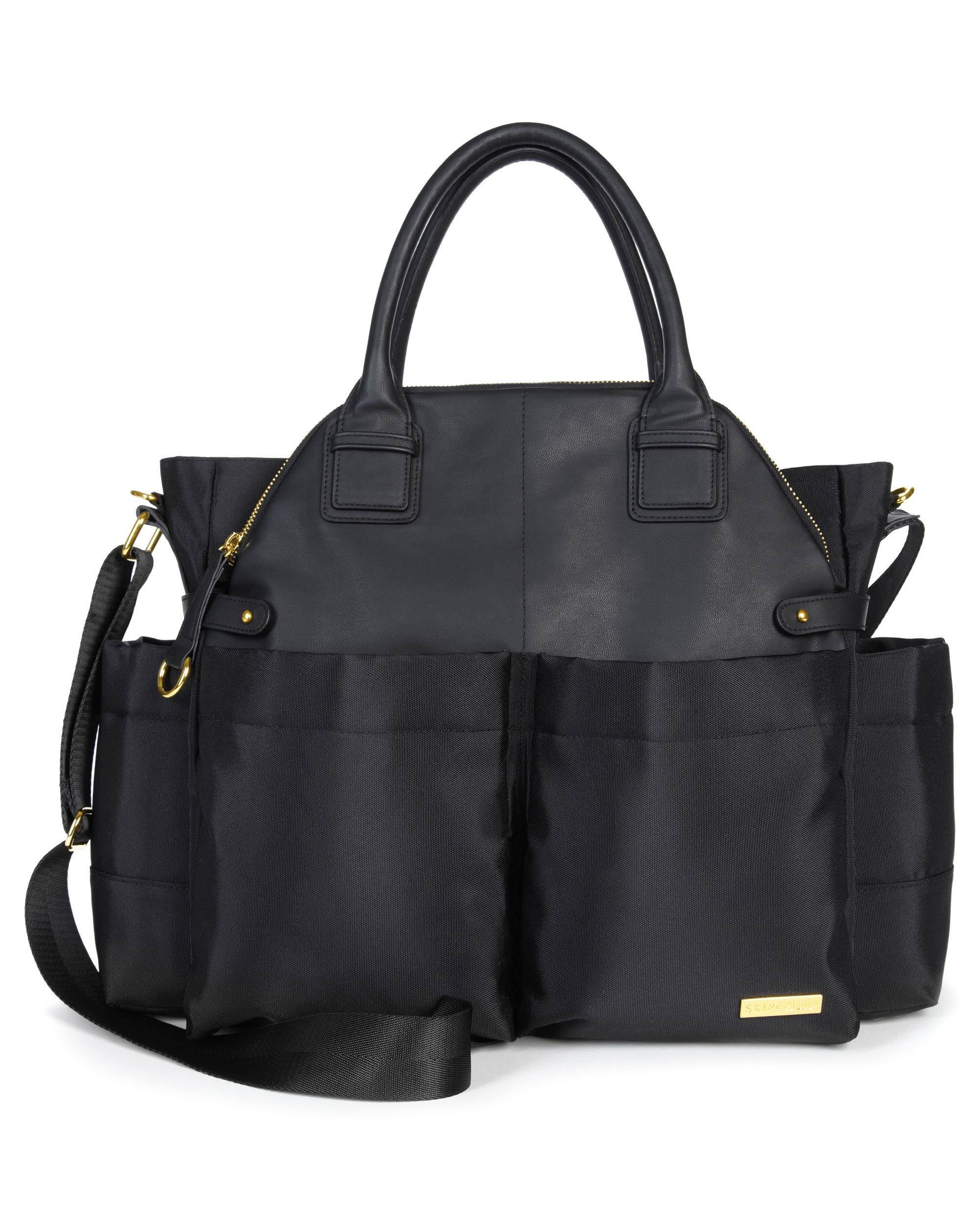 Skip Hop Chelsea Downtown Chic Satchel Diaper Bag - Black