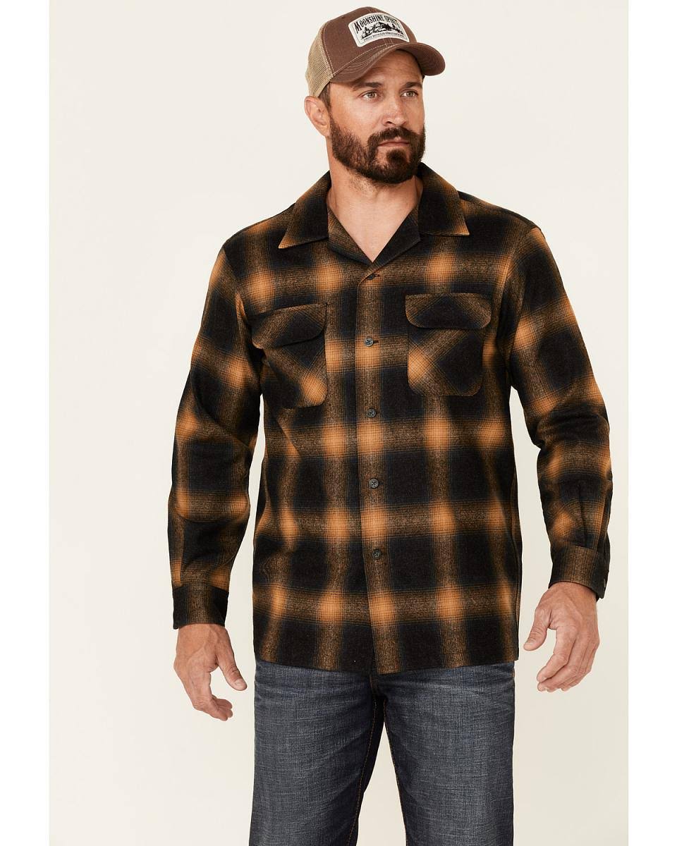 Pendleton Board Shirt - Men's Oxford Mix/Gold Ombre, XXL