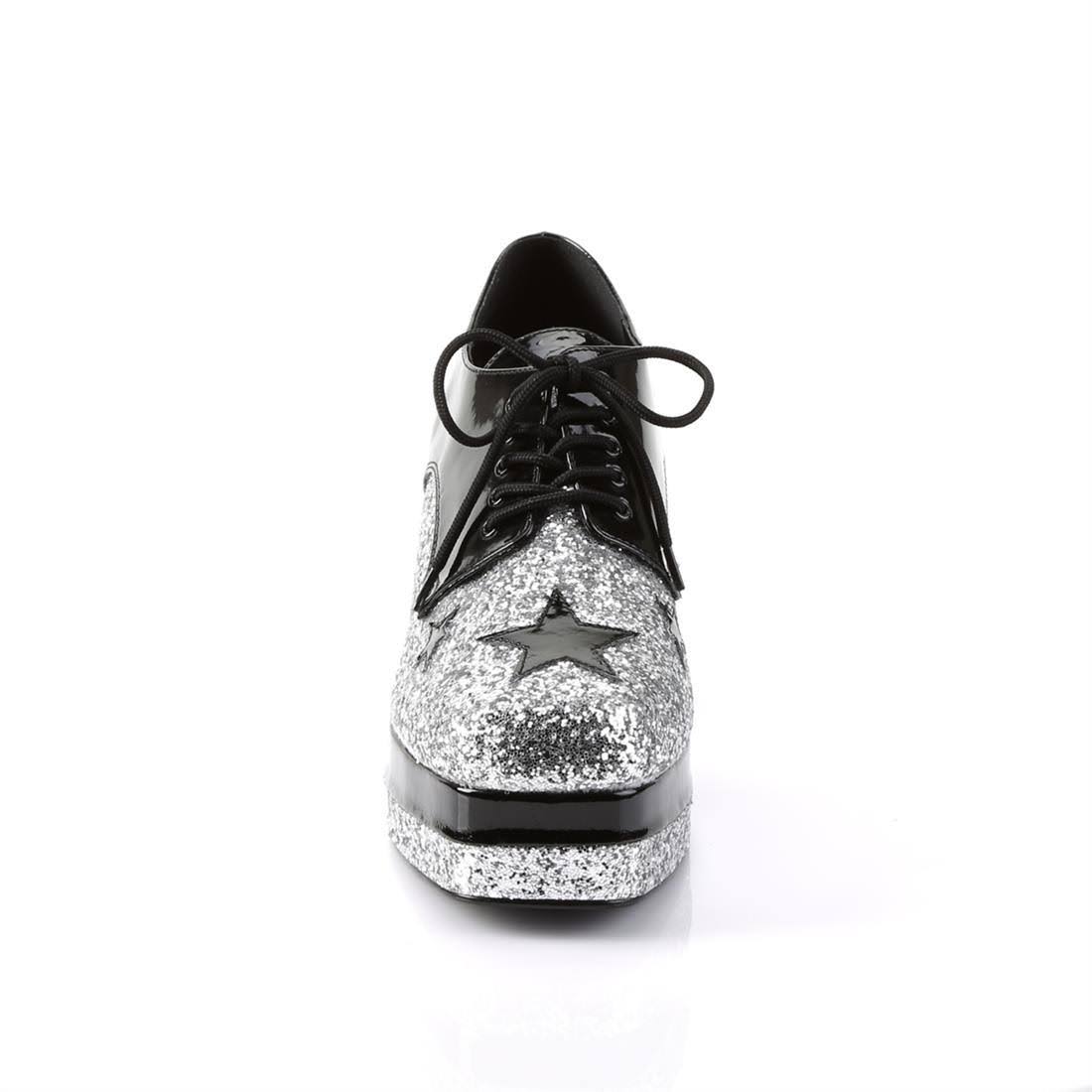 Funtasma Men's Glamrock 02, Silver/Gold Glitter