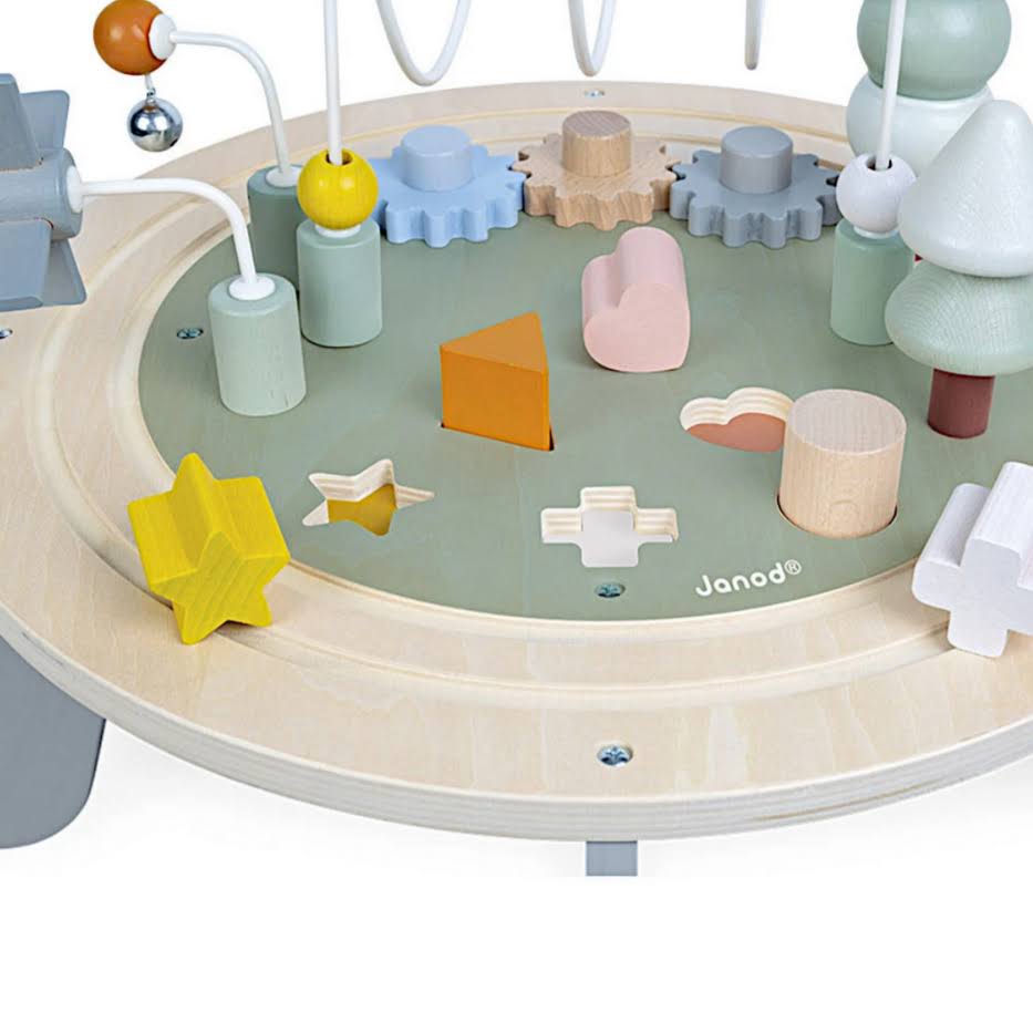 Janod - Sweet Cocoon Activity Table - Multicoloured