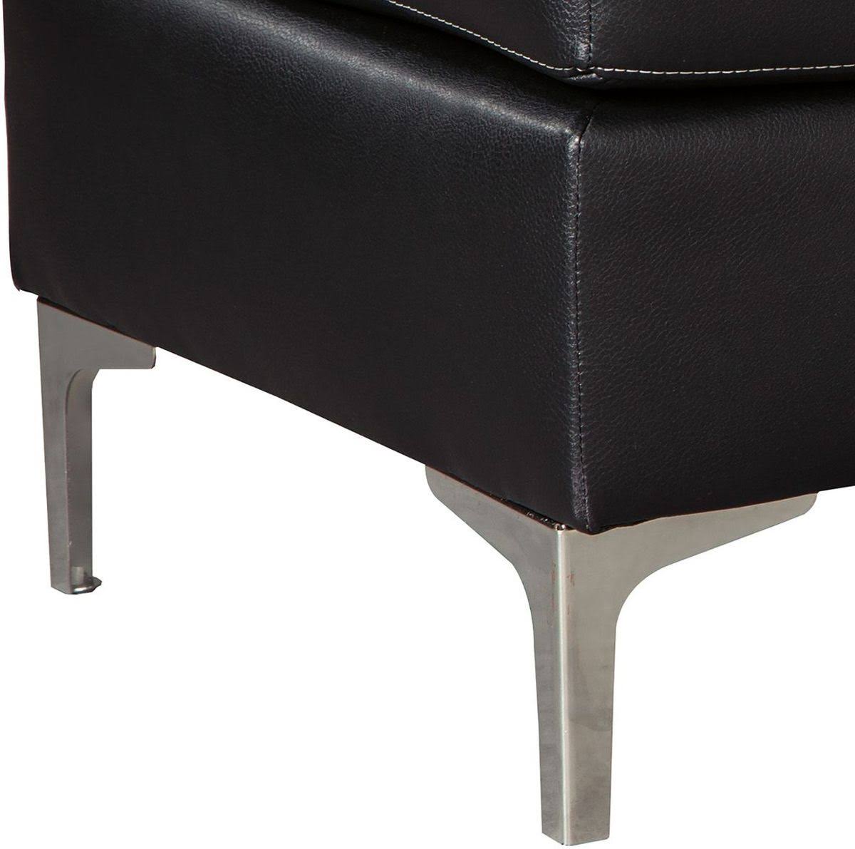 Signature Design by Ashley Tensas Black Ottoman