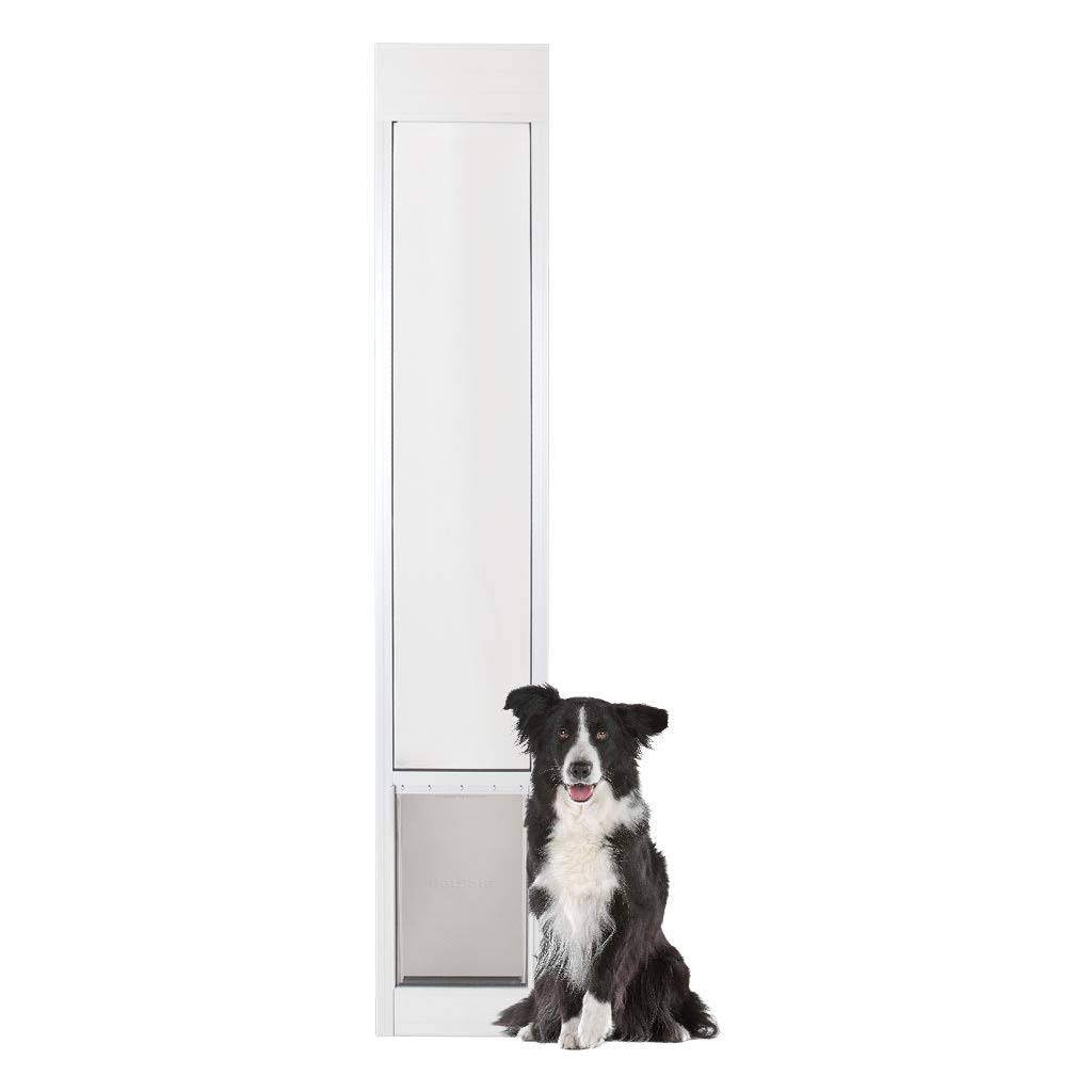 PetSafe Freedom Aluminum Patio Panel Sliding Glass Pet Door for Dogs and Cats - Adjustable Frame
