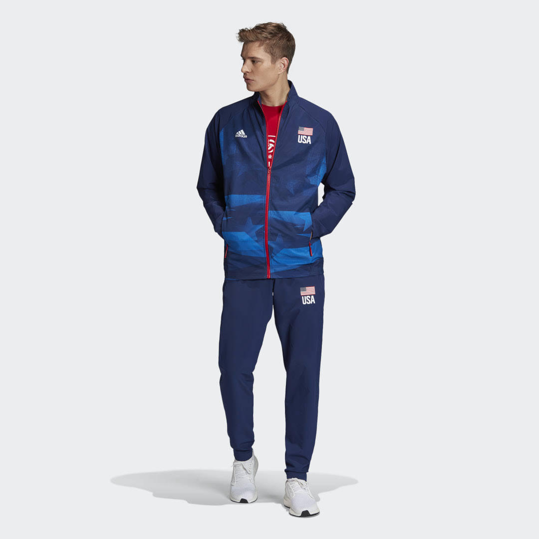 Adidas USA Volleyball Warm-Up Jacket - Men's Volleyball