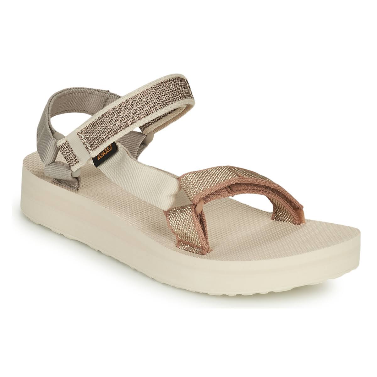 Teva Women's Midform Universal Karina - White Swan Metallic Multi - 7