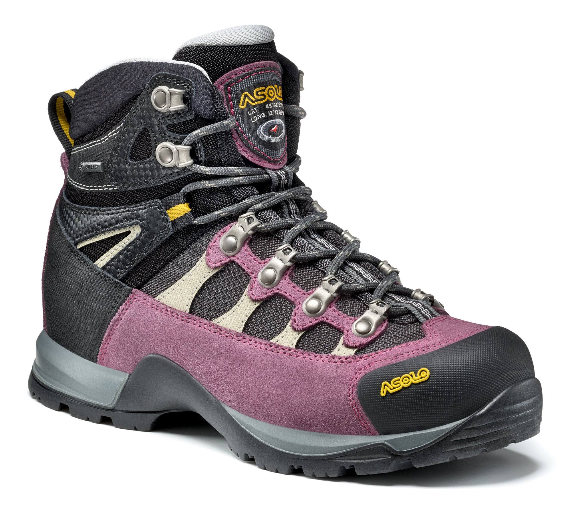 Asolo Women's Stynger GTX Boot - 7.5 - Grapeade/Gunmetal
