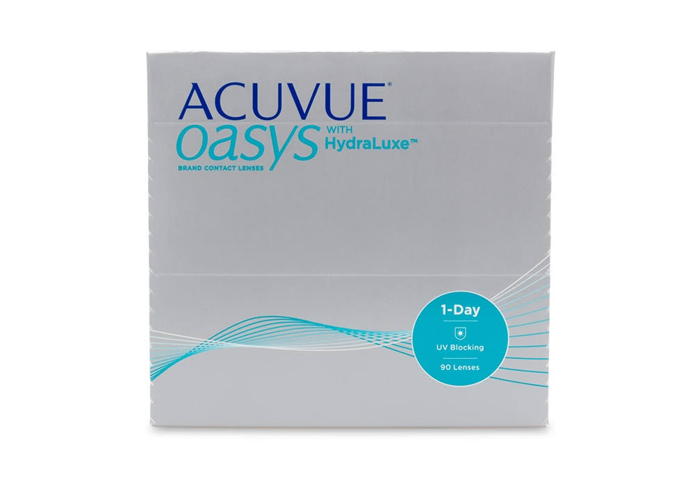 Acuvue Oasys 1-Day 90 Pack with Hydraluxe Contact Lenses