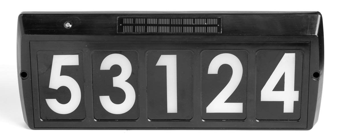 Gama Sonic Solar Address Sign