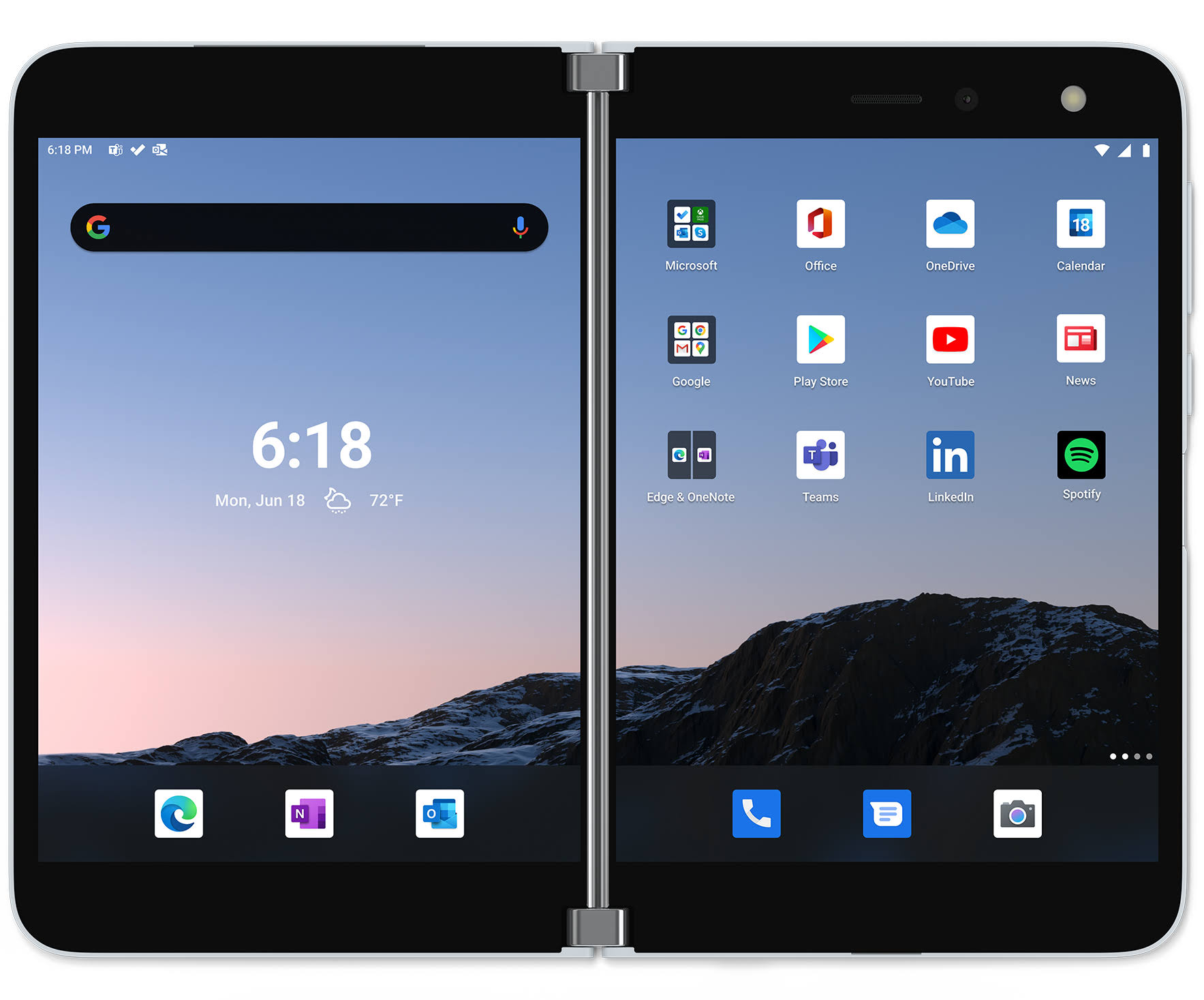 Microsoft Surface Duo - 128 GB - Glacier - Unlocked