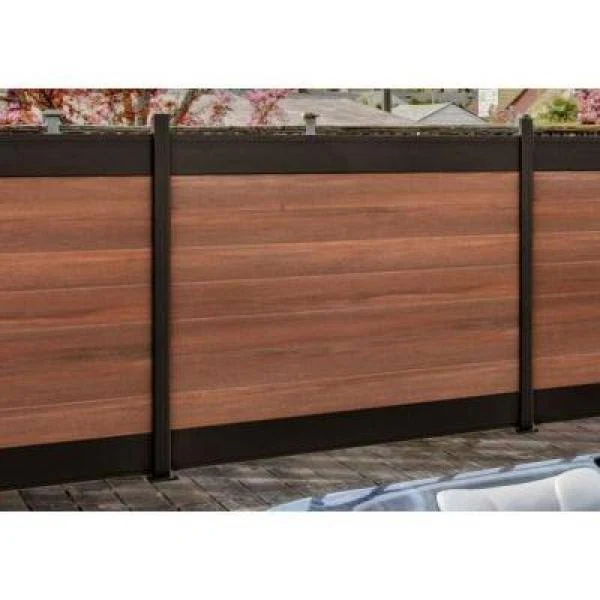 Veranda Euro Style 6 ft. Surface Mount Fence Post Kit