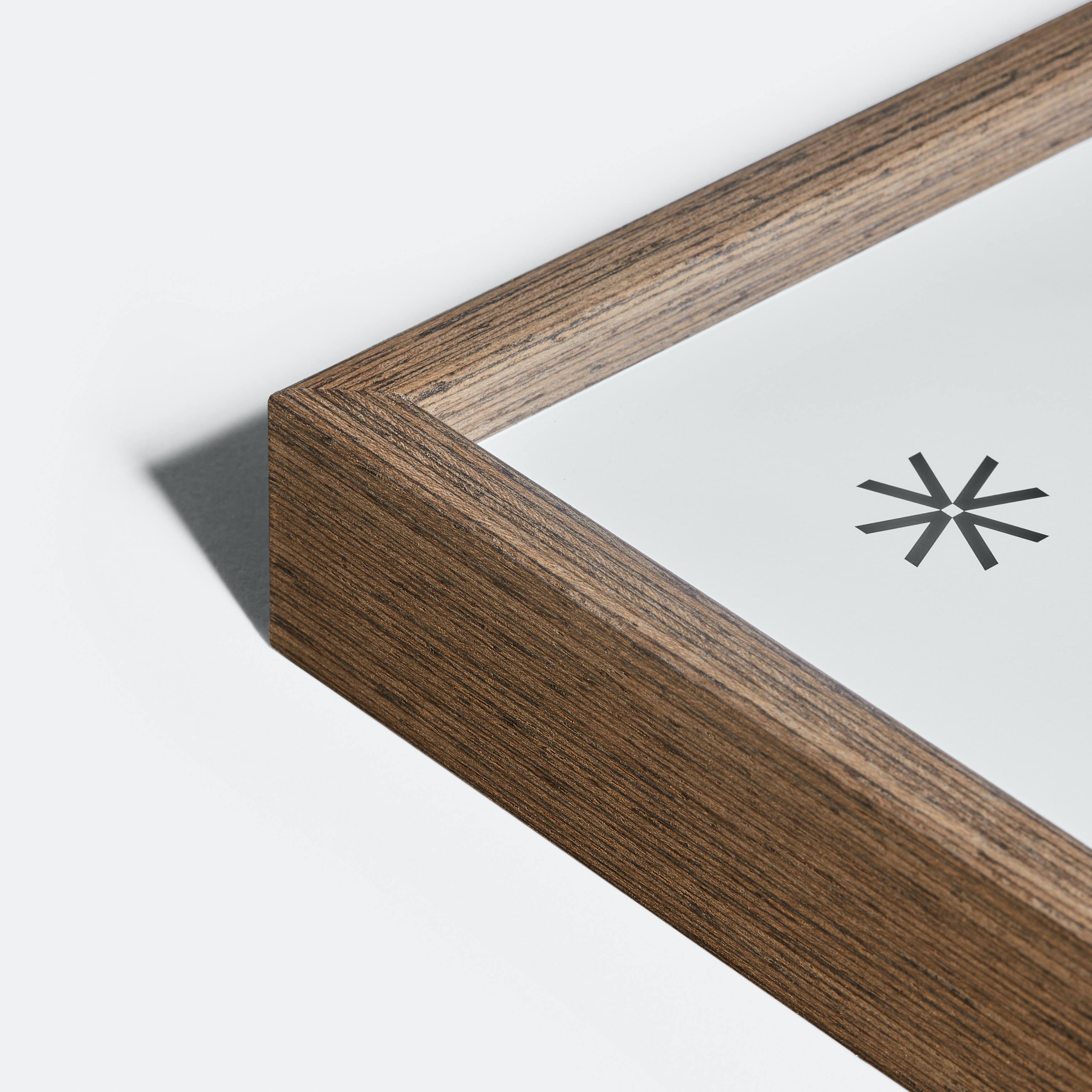 Vossington 13x19 Frame | Exotic Wood Picture Frame | 13 x 19 Standard Sizes Online | Slim Wall Decor | Modern Option to Custom F