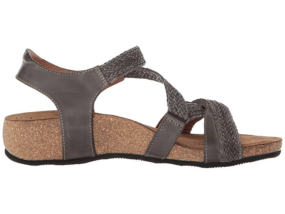 Women's Taos Trulie Dark Grey Leather Size 39 Wide