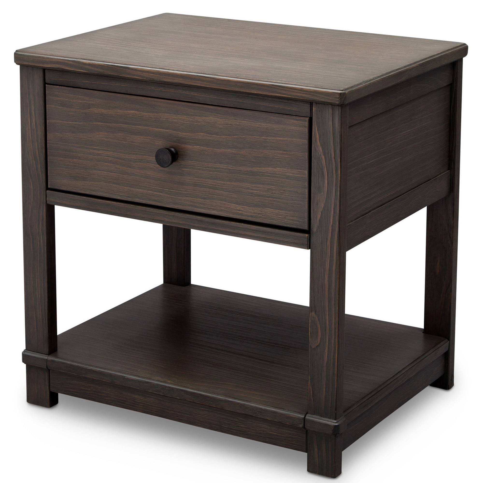 Simmons Kids SlumberTime Monterey Nightstand - Rustic Gray