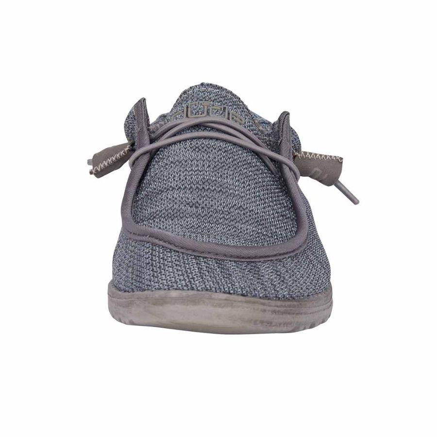 Hey Dude Wally Sox Men's Shoes Asphalt/Azur : 8 M