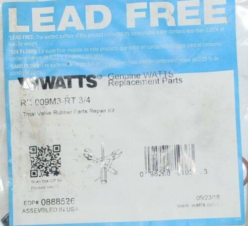 Watts 3/4 in. Rubber Valve Repair Kit 0888526