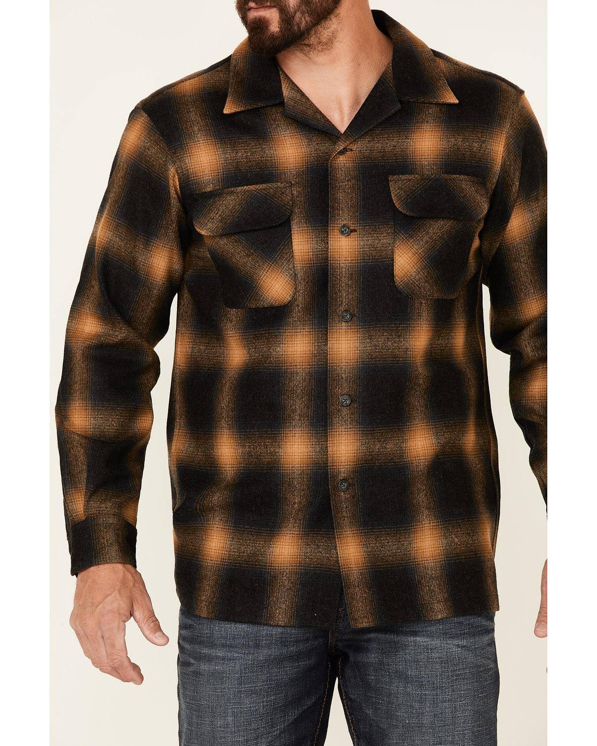 Pendleton Board Shirt - Men's Oxford Mix/Gold Ombre, XXL