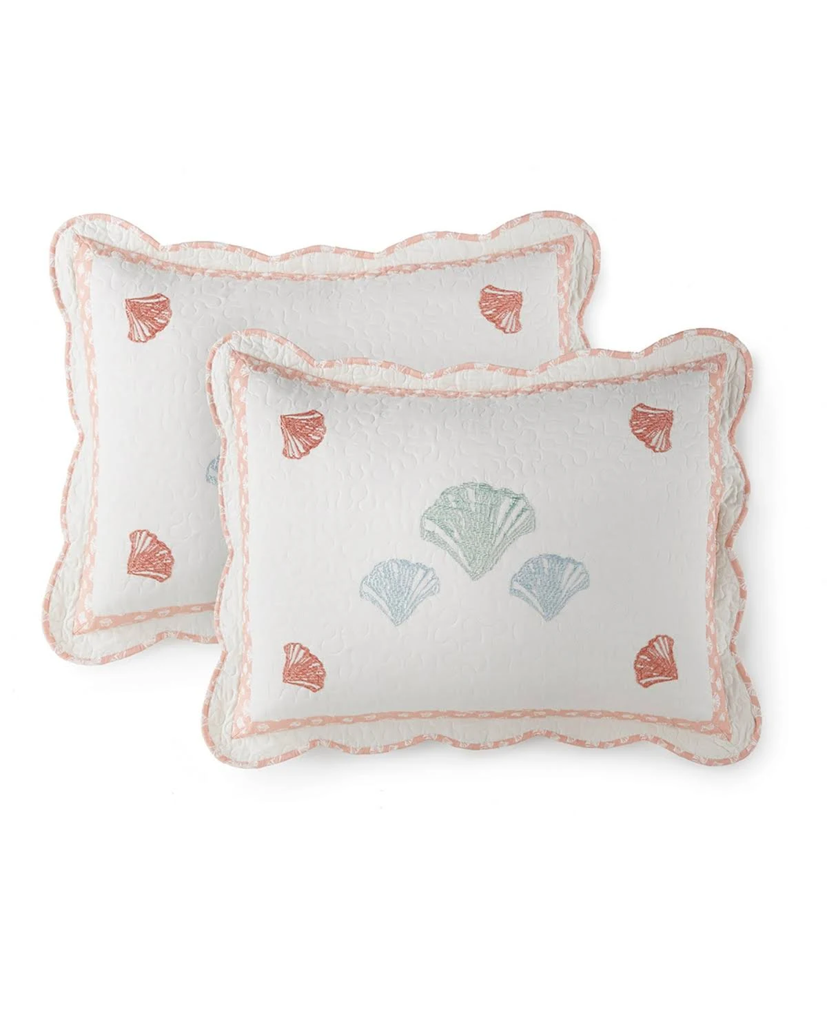 Beach Haven Tasi Bedspread - Coral - King