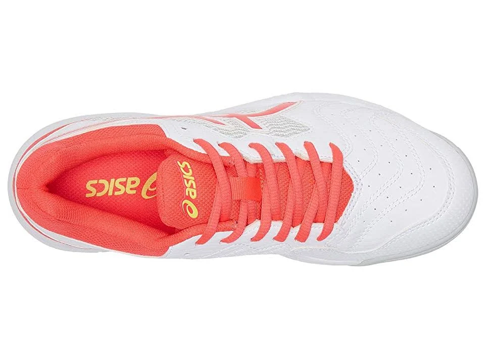 Asics Gel Dedicate 6 Women's Tennis Shoe (White/Laser Pink)