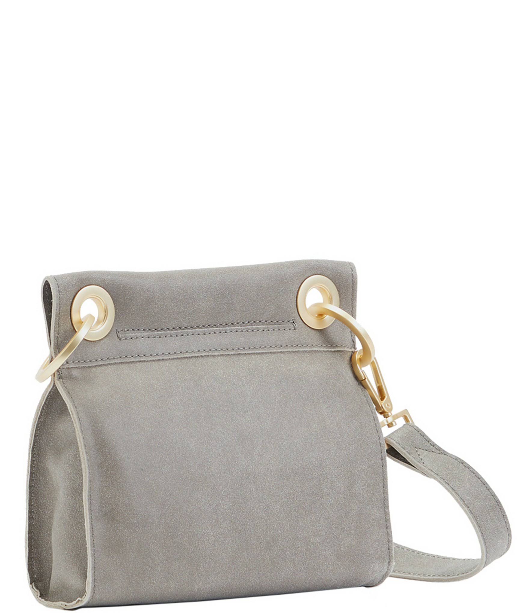 Hammitt Tony Grommet Studded Leather Crossbody Bag - Grey Natural
