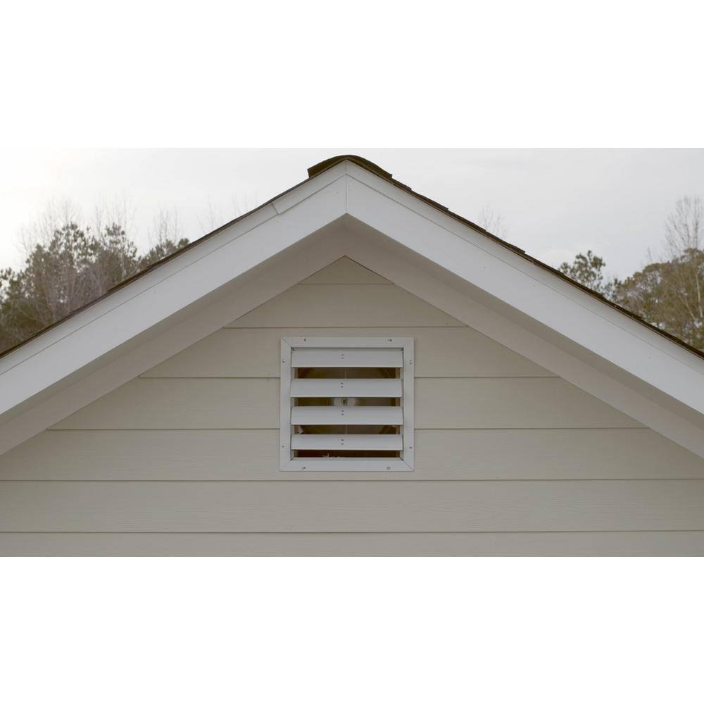 Master Flow 20 in. Aluminum Gable Mount Automatic Shutter Sgm20