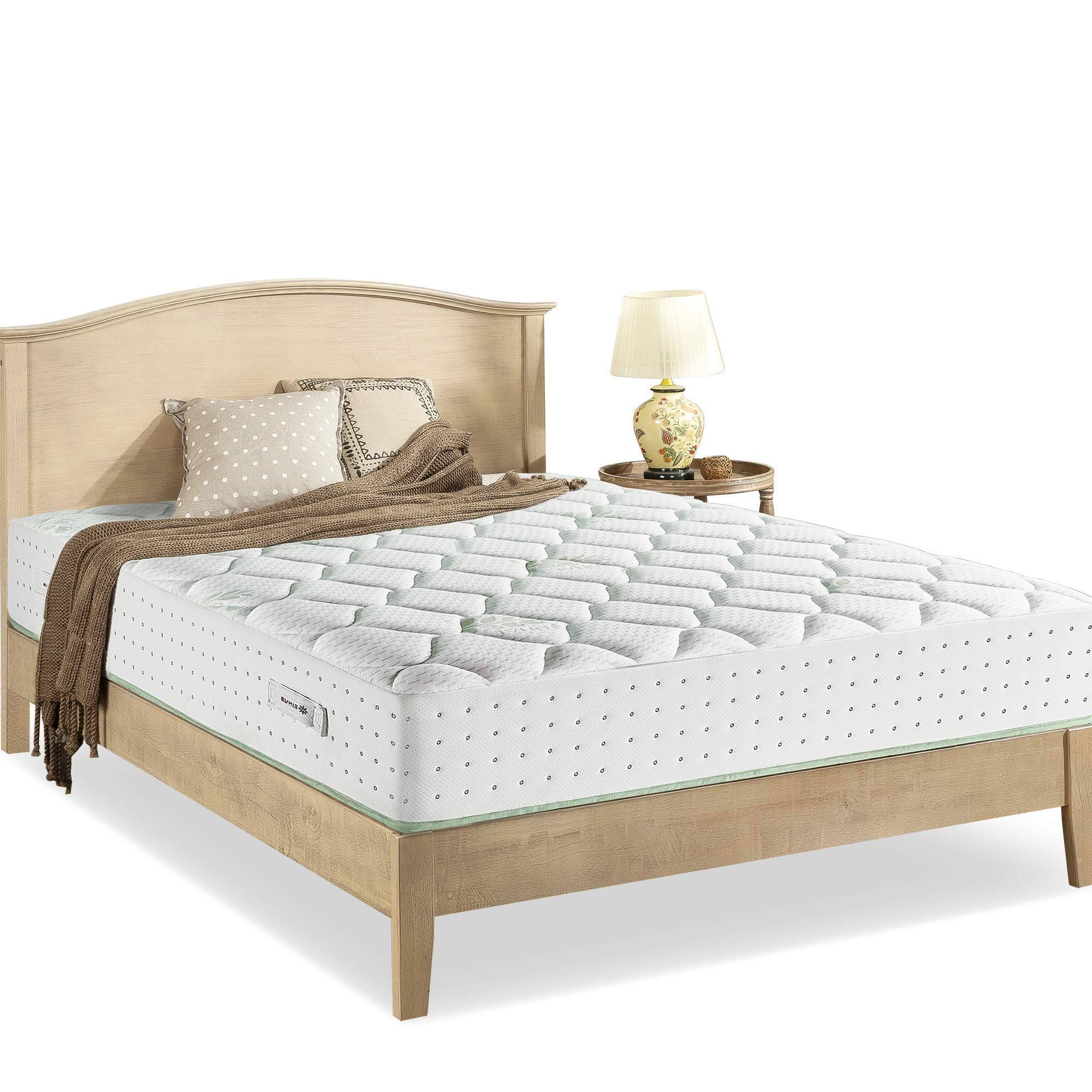 Zinus Italian Made 12 Olive Oil Pocket Spring Hybrid Mattress, Queen