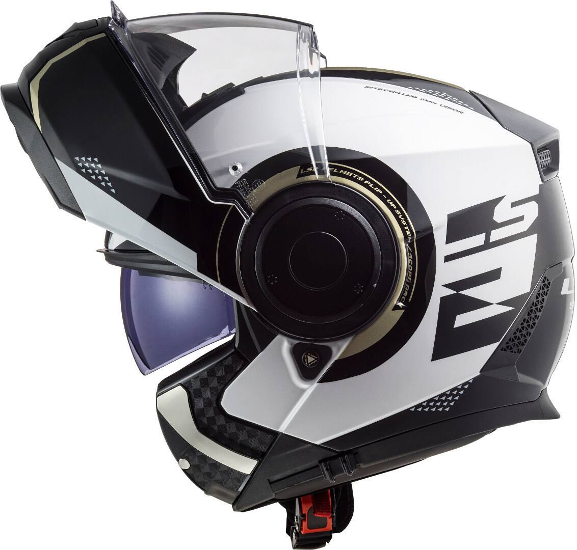 LS2 - Helmet FF902 Scope Arch White / Titanium - Size L