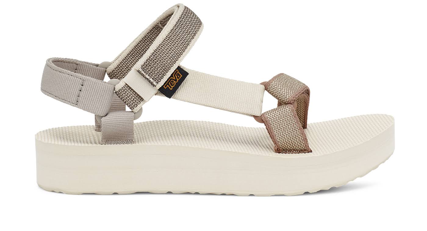 Teva Women's Midform Universal Karina - White Swan Metallic Multi - 7