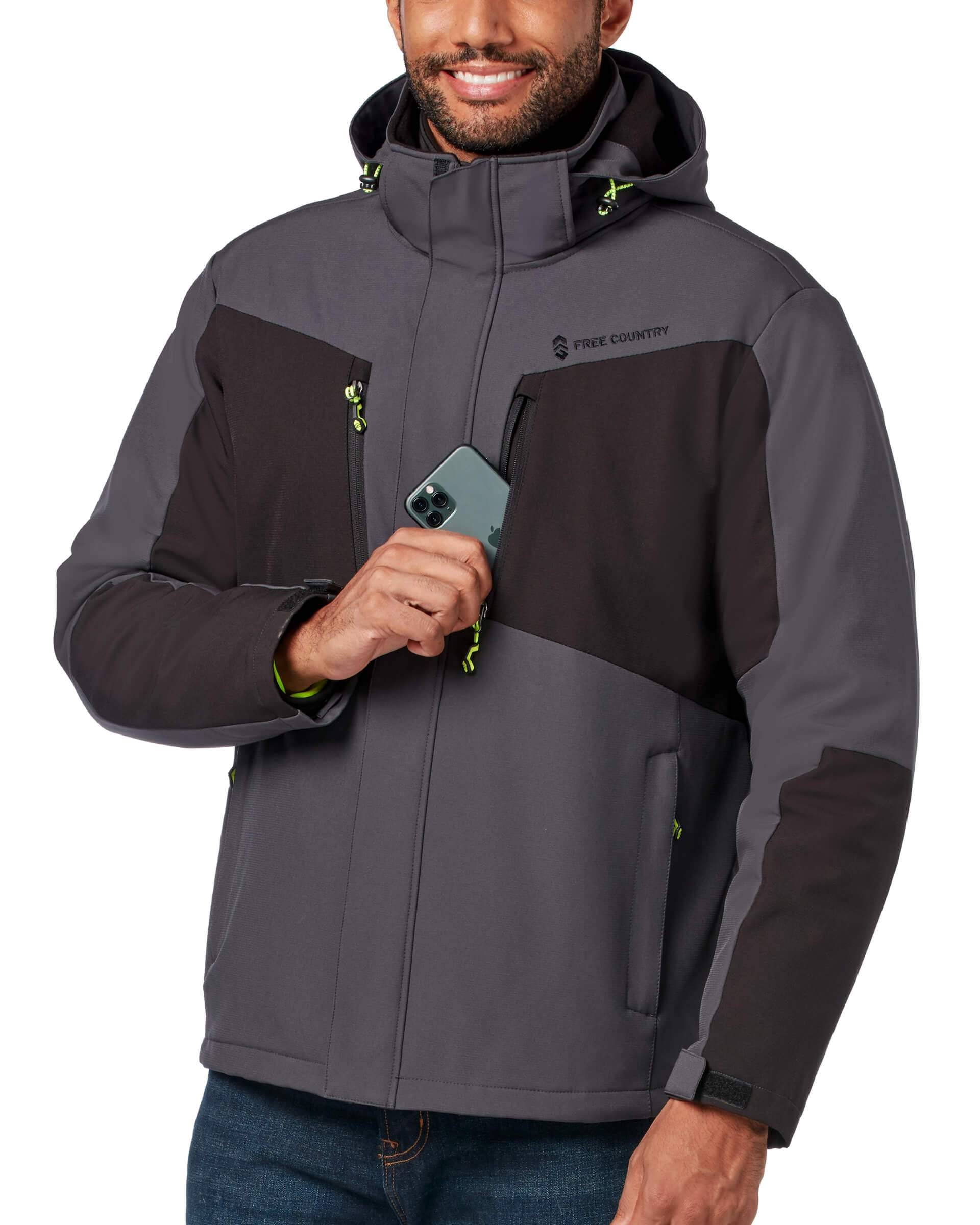Free Country Men's FreeCycle Montage 3-in-1 Systems Jacket - Black