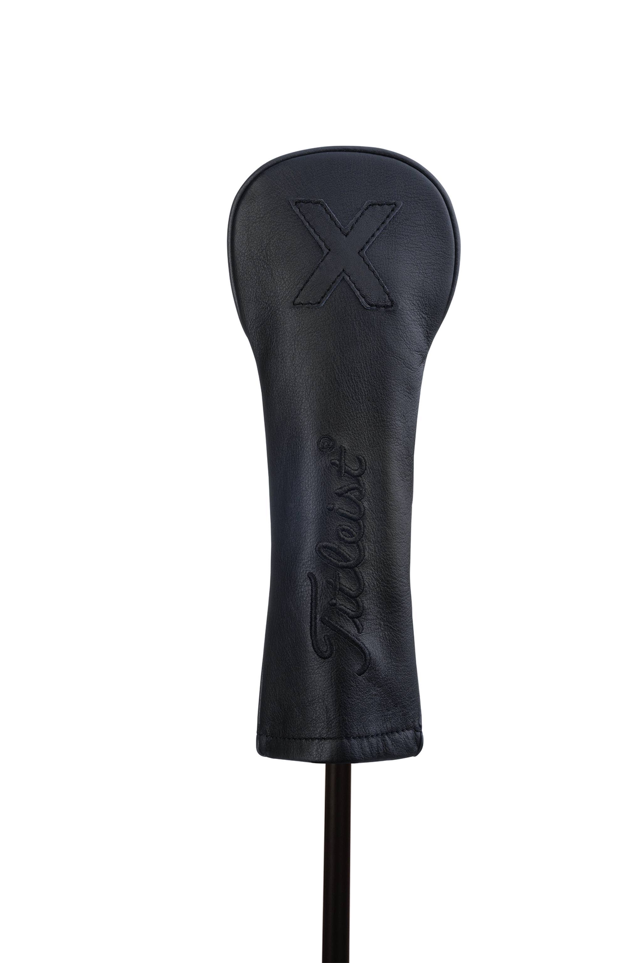 Titleist Noir Leather Hybrid Headcover, Black
