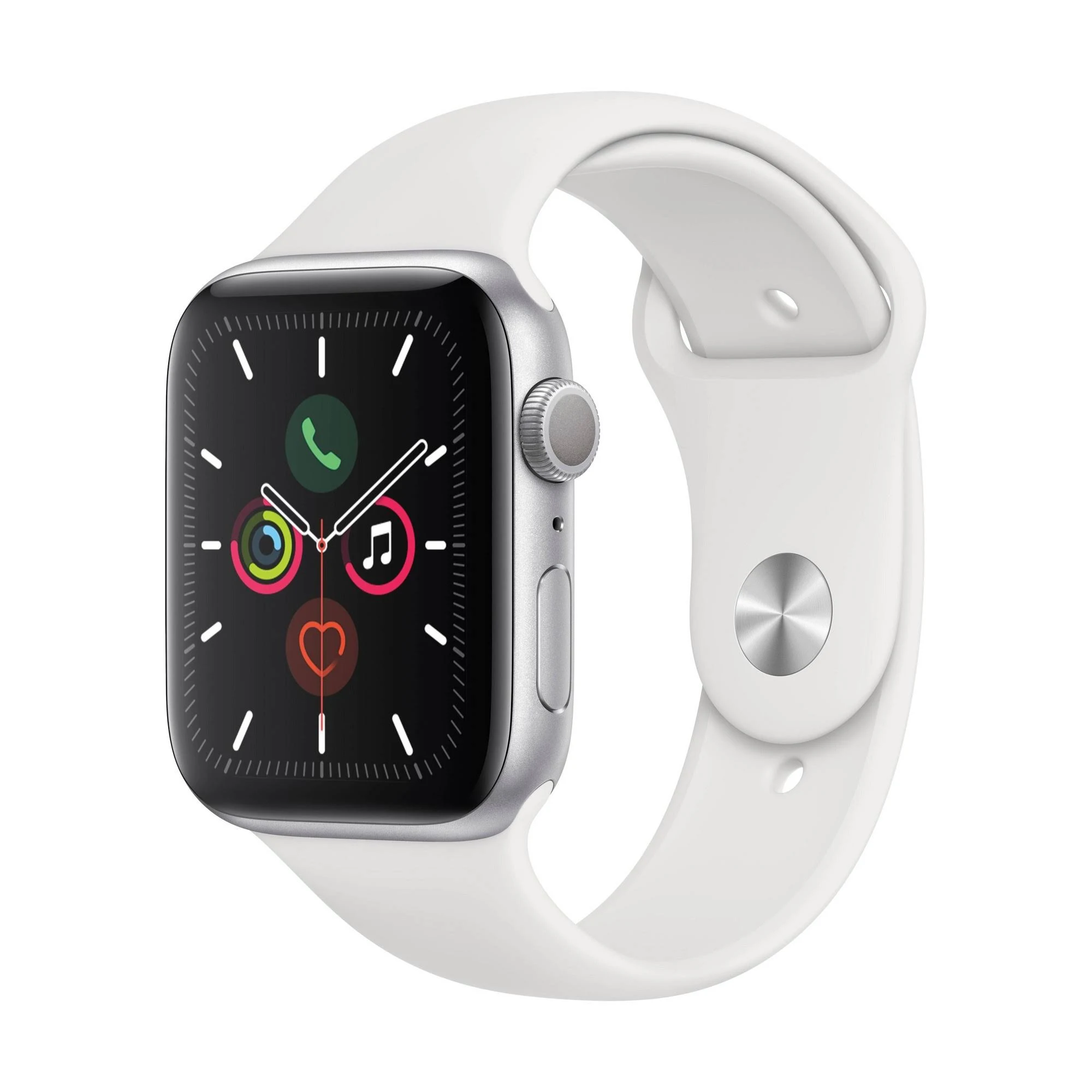 Apple Watch Series 5 - 40mm - GPS - Silver Aluminum Case - White Sport Band