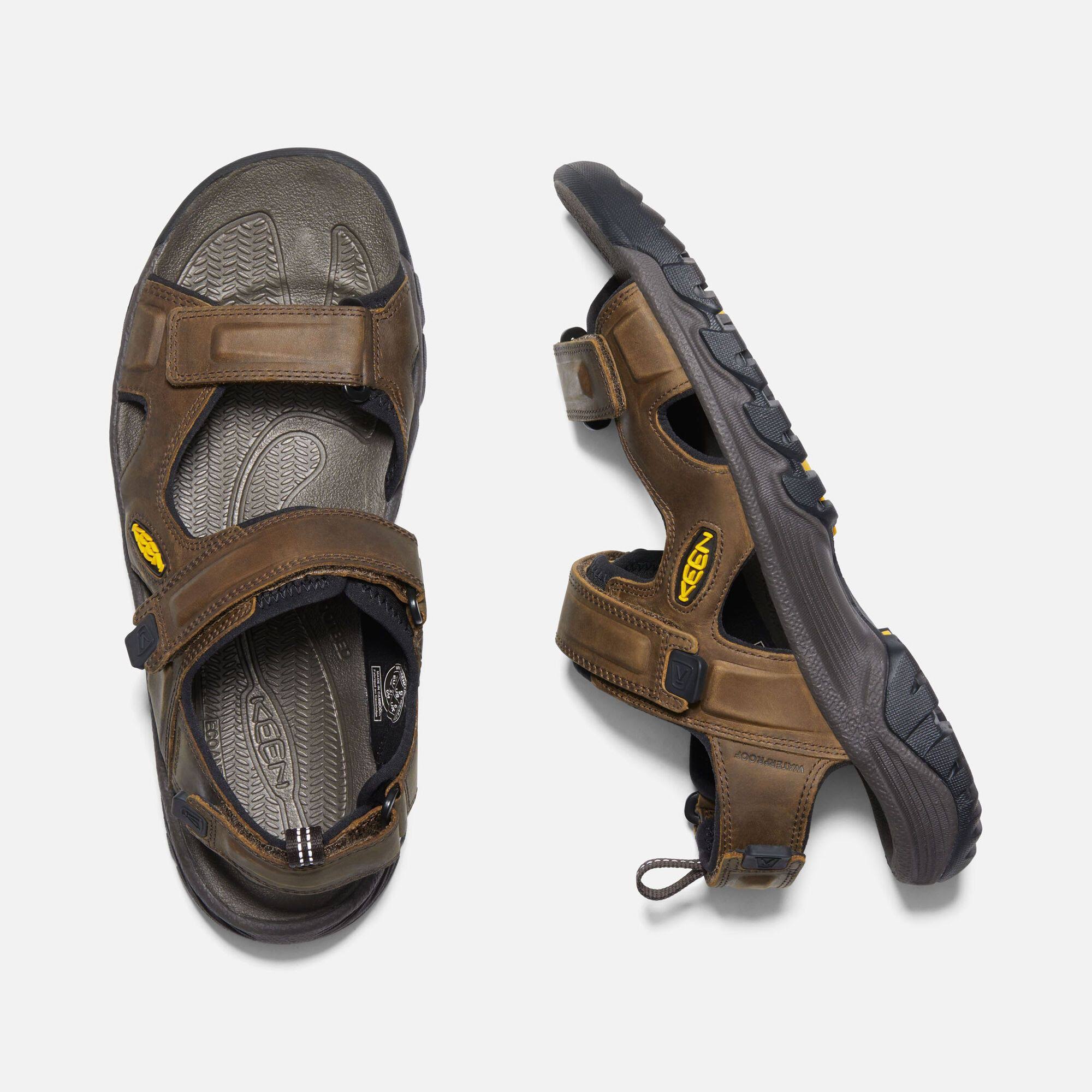 Keen Men's Targhee III Open Toe Sandal (9 Bison/Mulch)