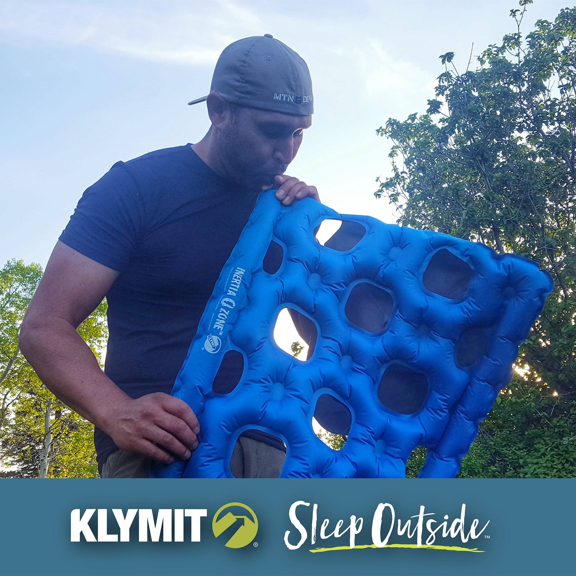 Klymit Inertia O Zone Sleeping Pad - Blue