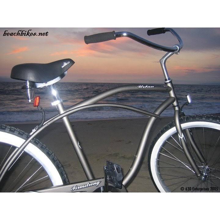 Firmstrong 26x22 Urban Man Single Speed Beach Cruiser, Matte Grey