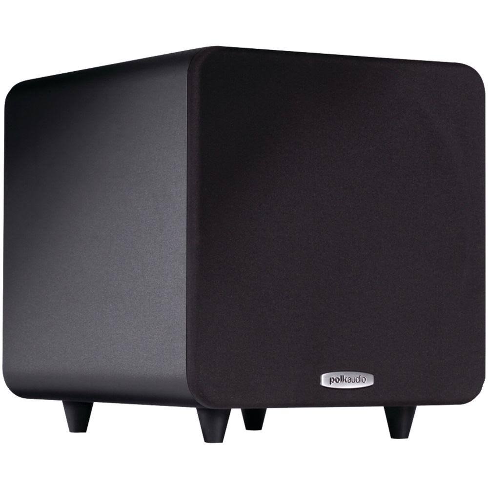 Polk Audio PSW 111 PSW111 8 inch Compact Powered Subwoofer, Black