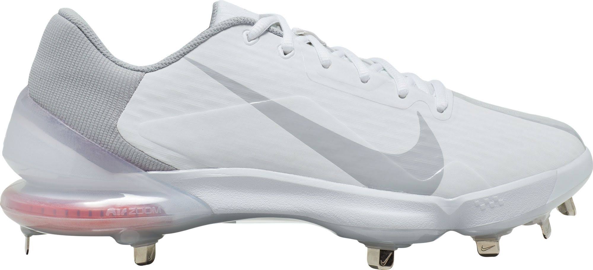 Nike Men's Force Zoom Trout 7 Pro Metal Baseball Cleats, White
