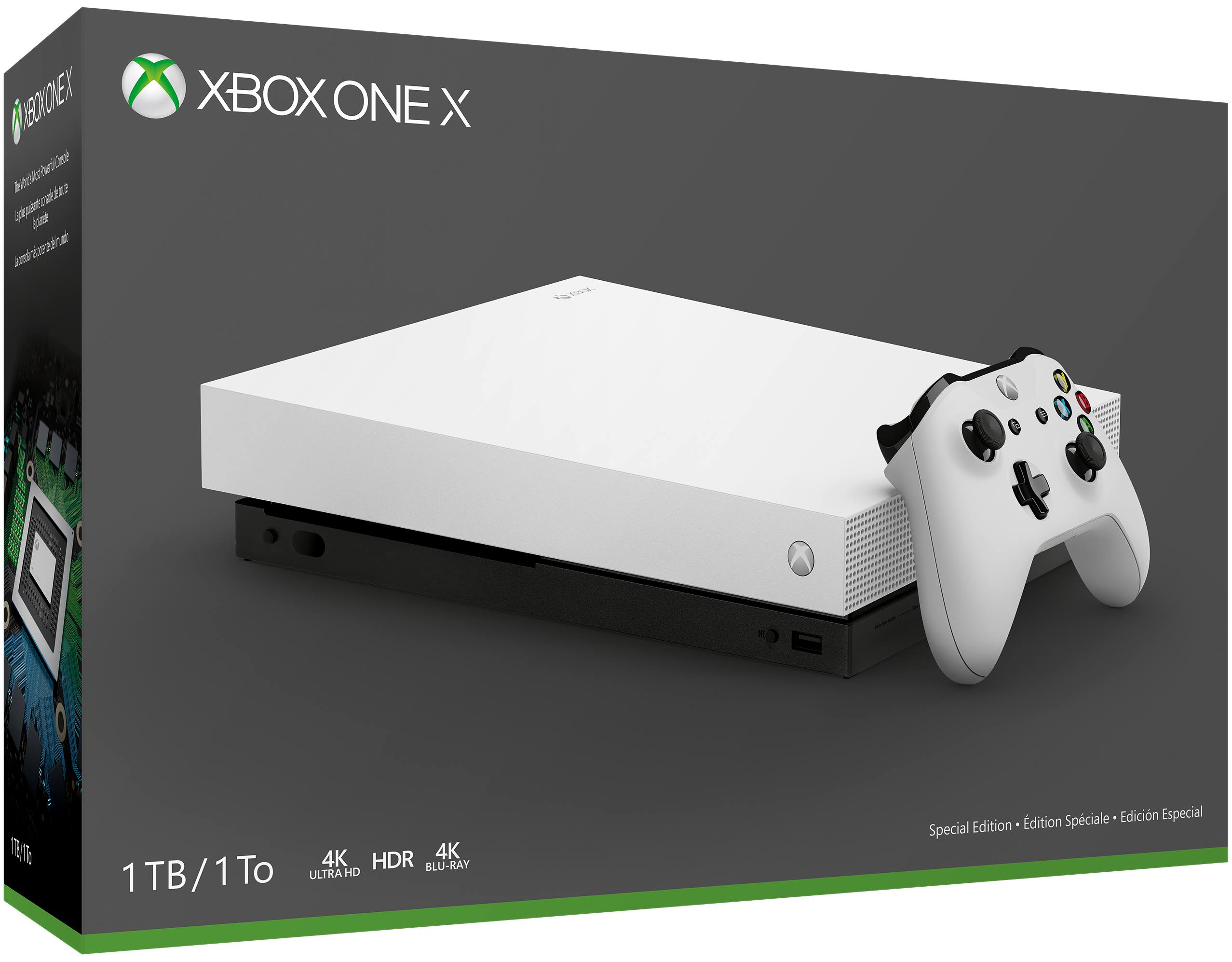 Microsoft Xbox One x 1TB Console Limited/ Special Edition- White Console
