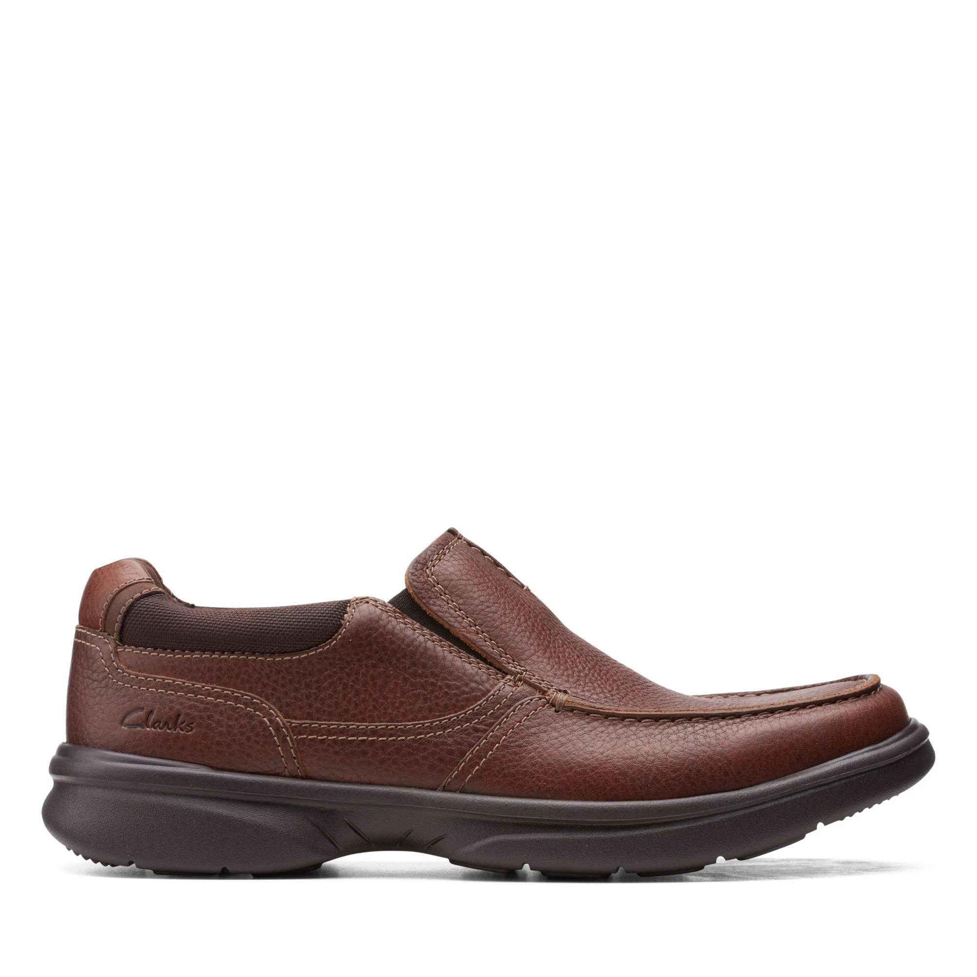 Clarks Men's Bradley Free Slip-On Shoes - Tan Leather
