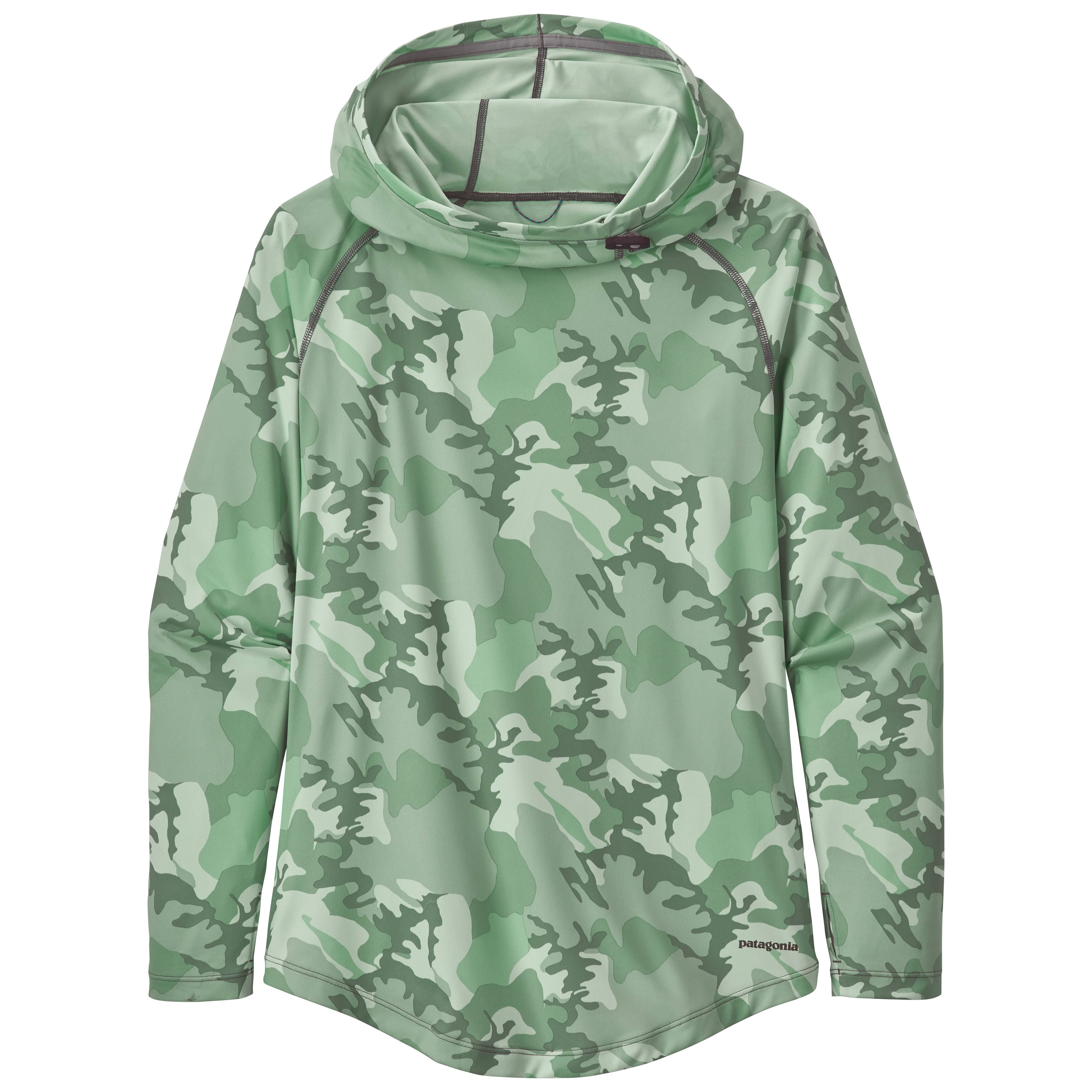 Patagonia Tropic Comfort Hoody - Women's River Delta Multi: Gypsum Green / Small