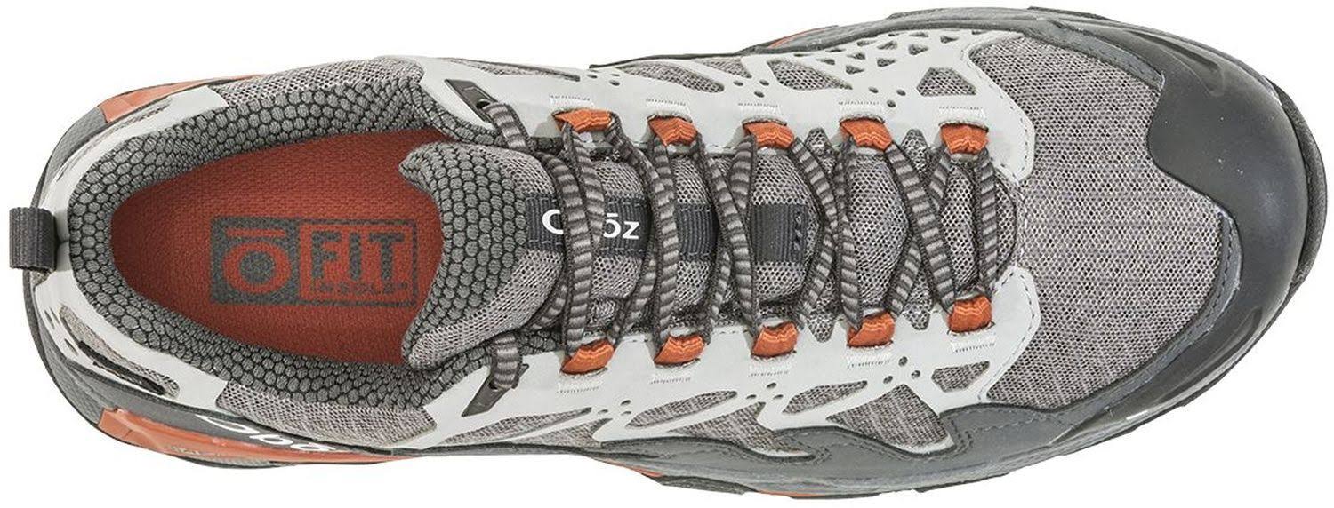 Oboz Cirque Low B-Dry Hiking Shoe Men's, Pewter/Burnt Orange / 10