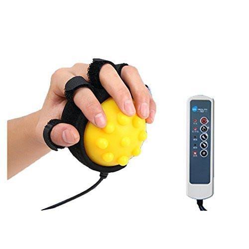 Healsmile Electric Hot Compress Stroke Hemiplegia Finger Recovery Equipment Hand Training Electric Fingers Massager 110V-220V In