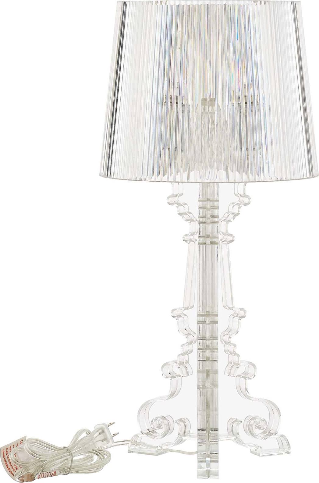 Modway French Petite Acrylic Acrylic Table Lamp - Clear