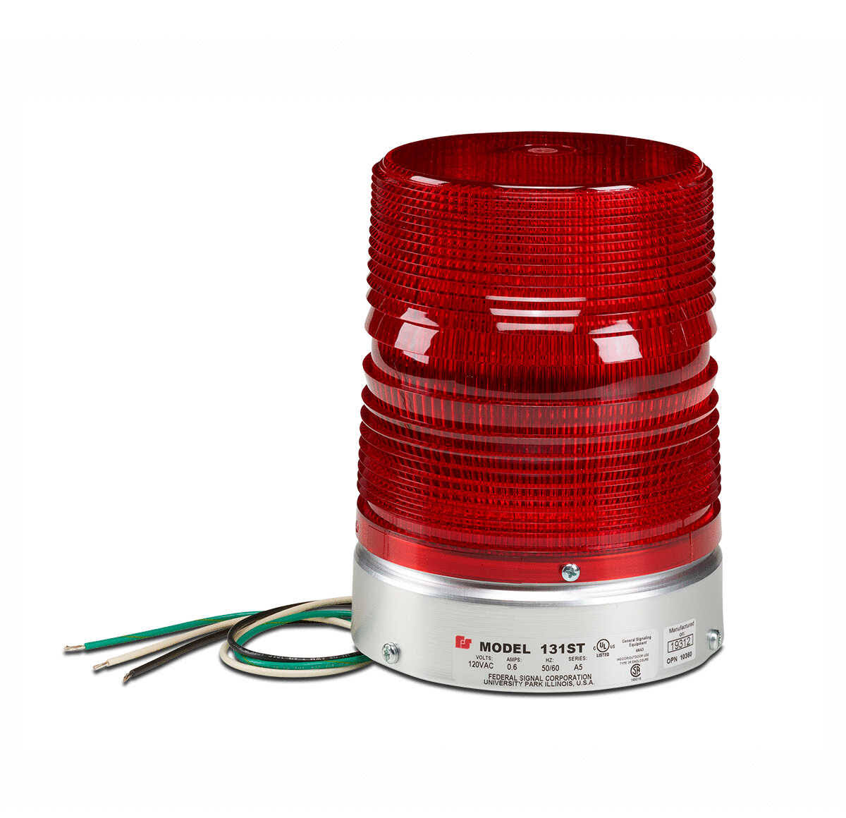 Federal Signal 131St-240R Red Mount Strobe