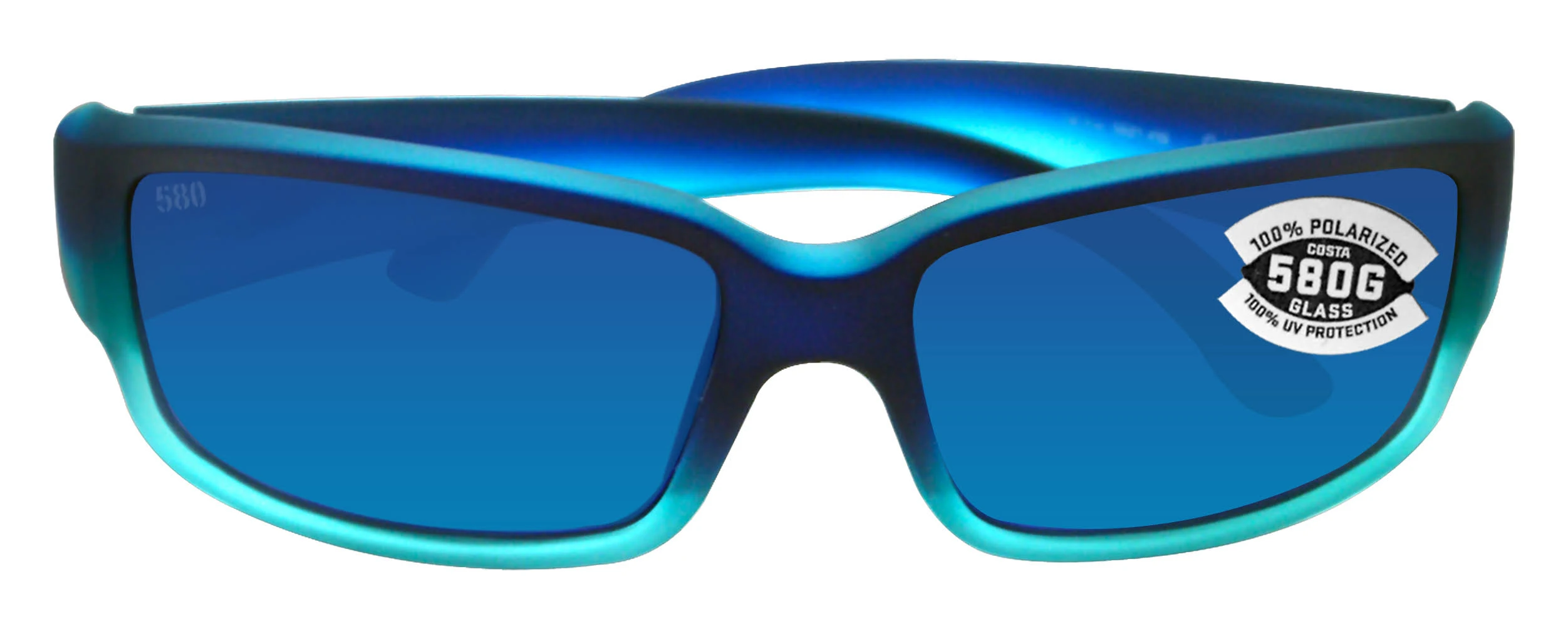 Costa Del Mar Caballito Matte Caribbean Fade Sunglasses Blue Lens 580G