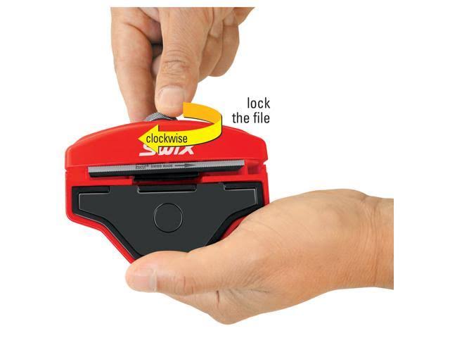 Swix Base-Side Dual Edger Ski Snowboard Tool with Metal File 9 Angles