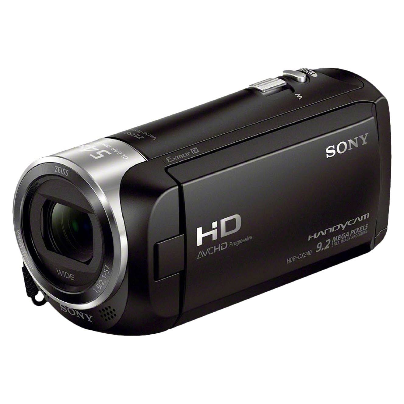 Sony Handycam HDR-CX240 2.51 MP Camcorder - 1080p - Black