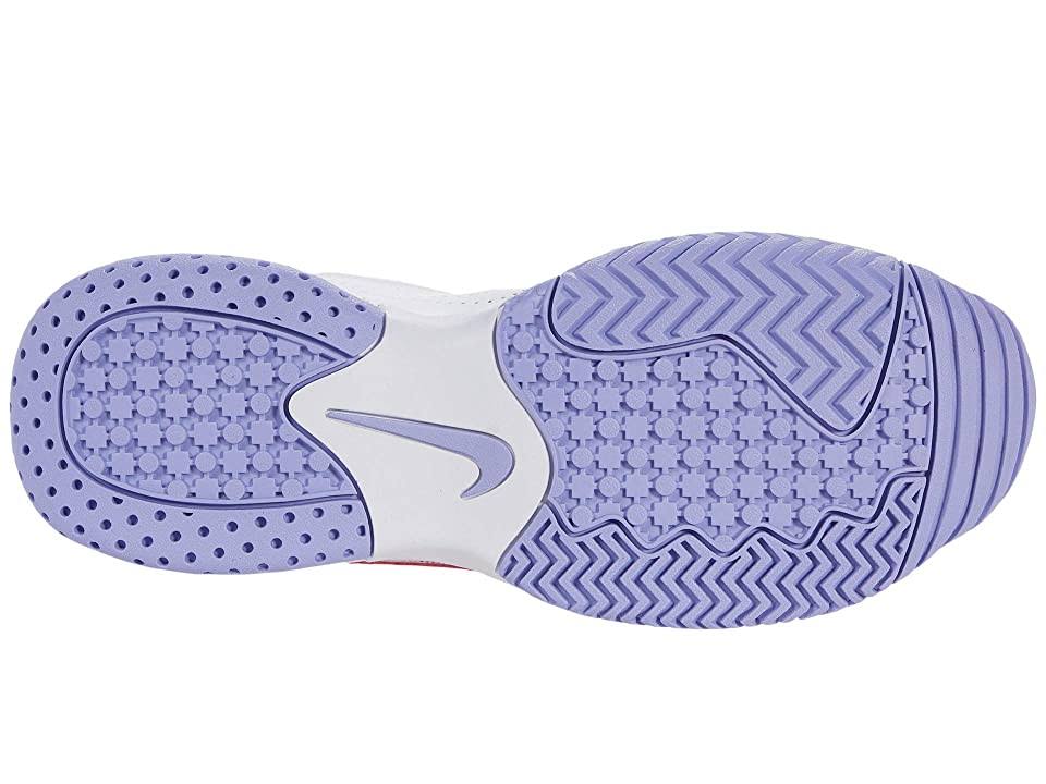 Nike Women's Court Lite 2 Tennis Shoes, Mango/Purple