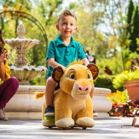 Disney Lion King Simba 6V Plush Ride-On Toy for Toddlers by Huffy